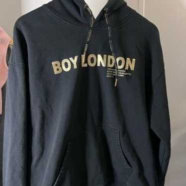 トップス 90s boy london methallic hoodie BOY Haze Hoodie in Grey | Hoodies & Sweatshirts | BOY London