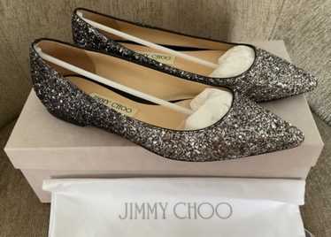 JIMMY CHOO 新品未使用  ROMY FLAT Jimmy Choo Romy Flat Ballerinas, $830 | farfetch.com | Lookastic