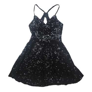 Lulus Black Sequin Mini Dress SZ Small