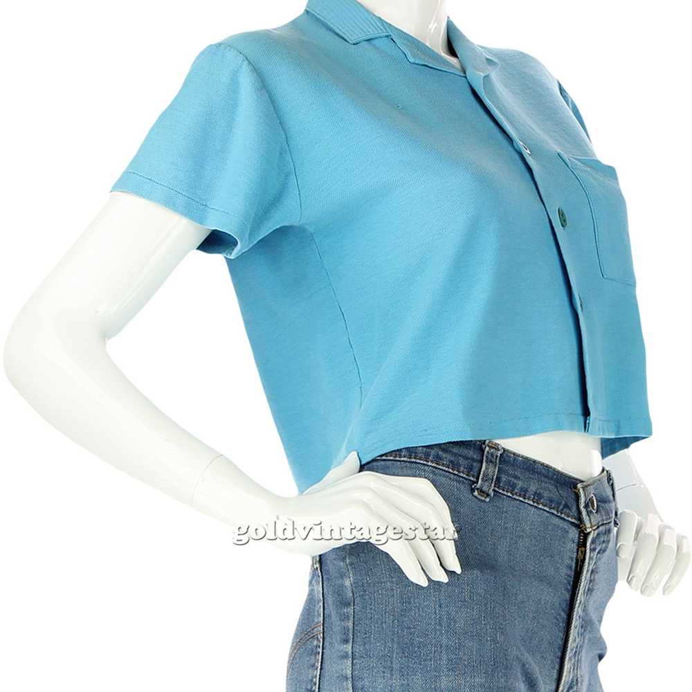 Ocean Pacific Vintage OP Surfer Crop Top: Pastel … - image 10