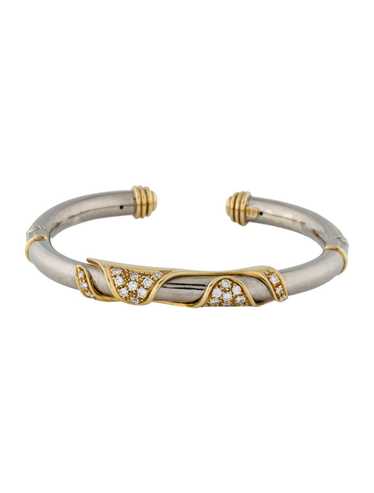 Bracelet Rhodium-Plated 18K White Gold & 18K Yell… - image 1