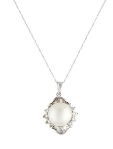 Necklace Rhodium-Plated 18K White Gold - image 1