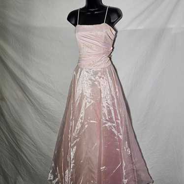 Vintage y2k light baby pink coquette a-line prom d