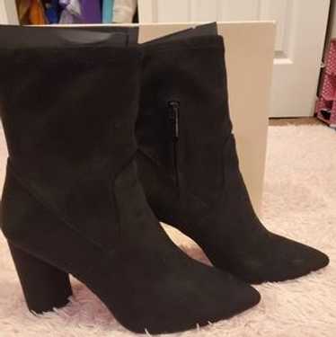 Like New Bcbgeneration Microsuede Pointed Booties - image 1