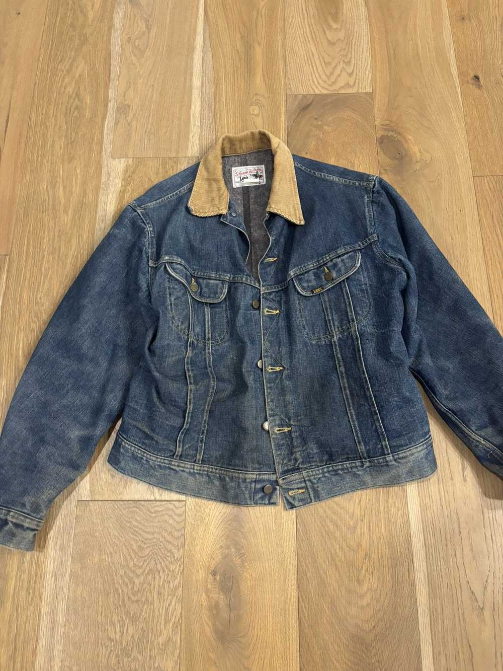 Lee Vintage Lee storm rider Jean jacket - image 7