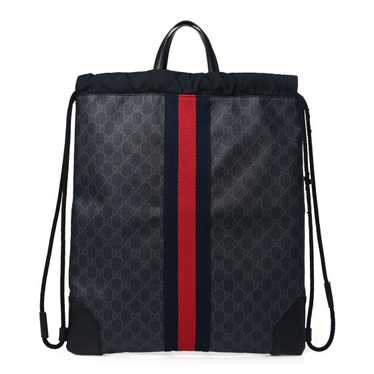 GUCCI Soft GG Supreme Monogram Appia Calfskin Web 