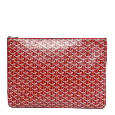 GOYARD Goyardine Senat Pochette GM Red