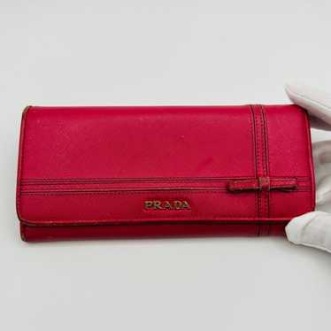 Prada Long Saffiano Leather Wallet