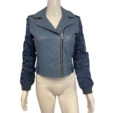 Sandro leather paneled - Gem