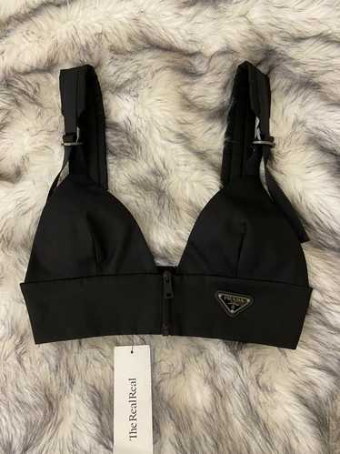 Prada Prada Re-Nylon Gabardine Bra/Bralette