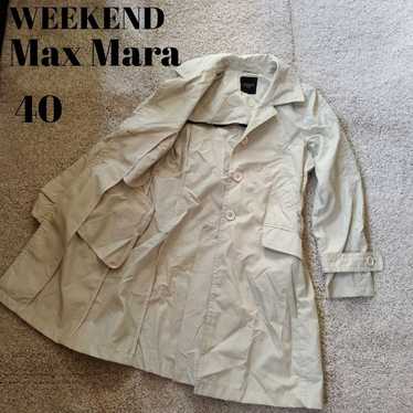 Weekend Max Mara Trench Coat Size 40