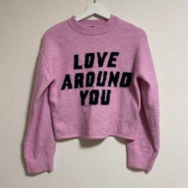 H&M Cropped Knit Pink