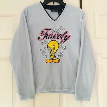 Vintage Looney Tunes Tweety Fleece Crewneck