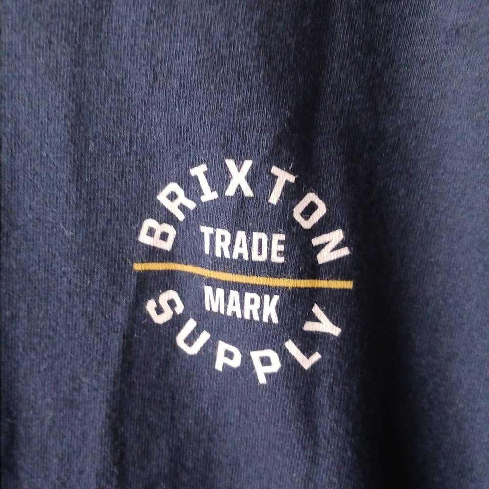 BRIXTON Oath Navy Mens T-Shirt Navy Blue Standard… - image 6