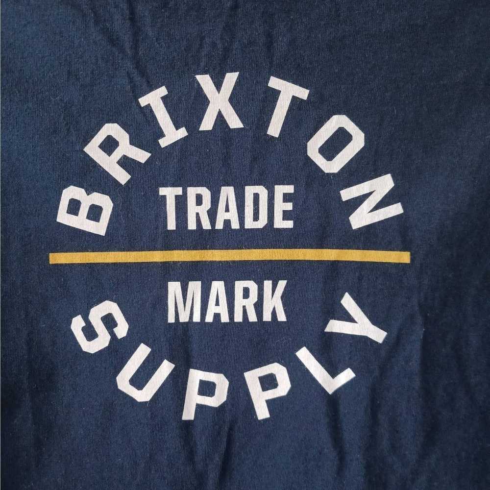 BRIXTON Oath Navy Mens T-Shirt Navy Blue Standard… - image 8