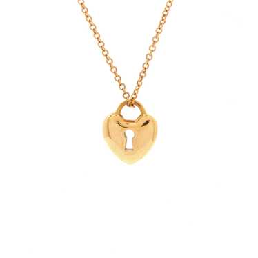 Tiffany Heart Lock Pendant Necklace