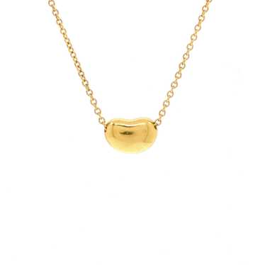 Tiffany Elsa Peretti Bean Pendant Necklace