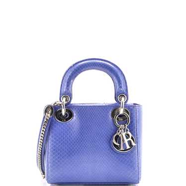 Christian Dior Lady Dior Chain Bag Python Mini