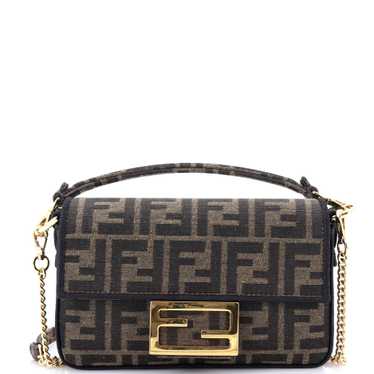 FENDI Baguette NM Bag Zucca Canvas Mini