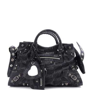 Balenciaga Neo Cagole City Bag BB Denim Medium