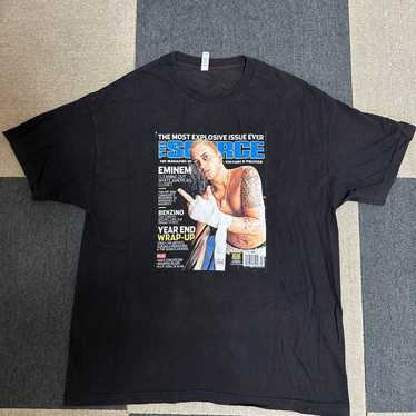 Amazon.com: Eminem Men's Mic. Pose Slim Fit T-Shirt X-Large