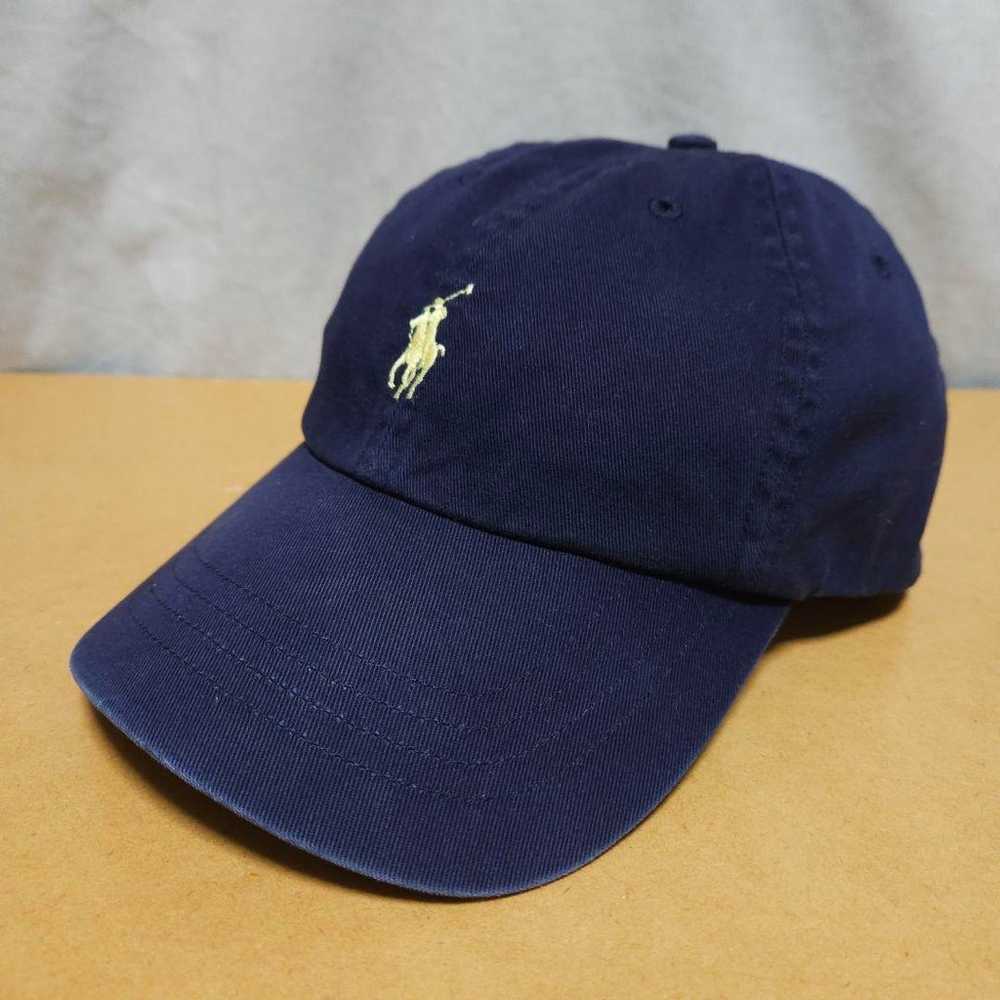 POLO Ralph Lauren Polo Cap Navy Blue Pony Vintage - image 1