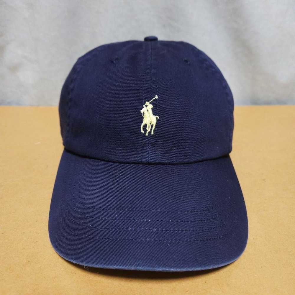POLO Ralph Lauren Polo Cap Navy Blue Pony Vintage - image 2