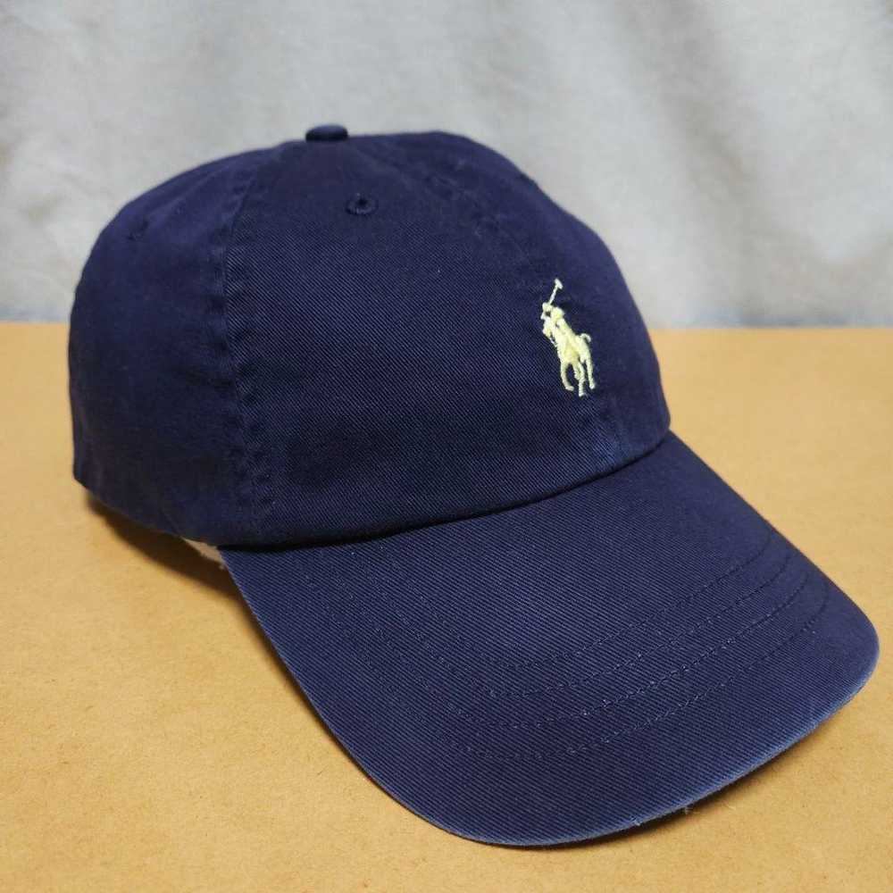 POLO Ralph Lauren Polo Cap Navy Blue Pony Vintage - image 3