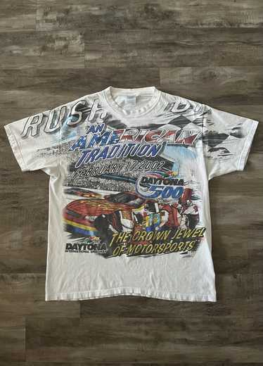 Gildan × Vintage Y2K 2002 AOP NASCAR Tee