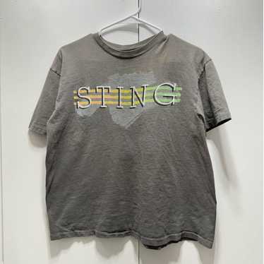 Band Tees × Vintage Vintage 80s STING Band T-shir… - image 1