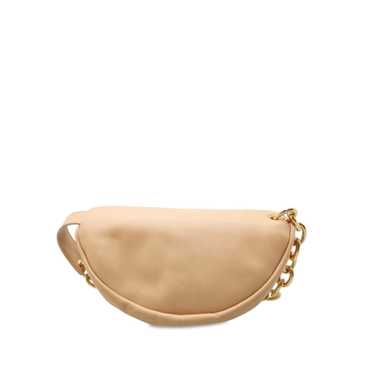 Bottega Veneta Tan Lambskin Belt Chain Pouch