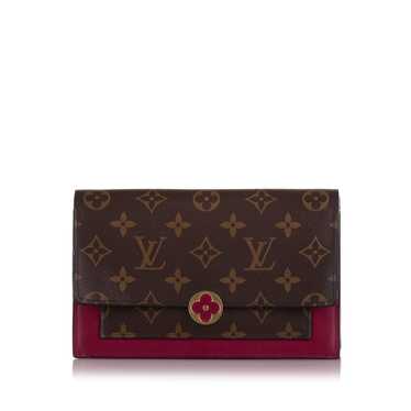 Louis Vuitton Brown Monogram Flore Wallet On Chain