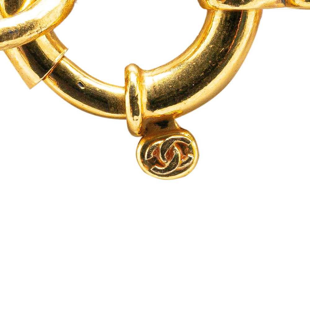 Chanel Gold Gold Plated Vintage Chain Necklace - image 3