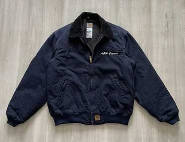 Carhartt サンタフェジャケットJ14 MDT ネイビー L Vintage 90s Carhartt J14 MDT Faded Blue Santa Fe Canvas