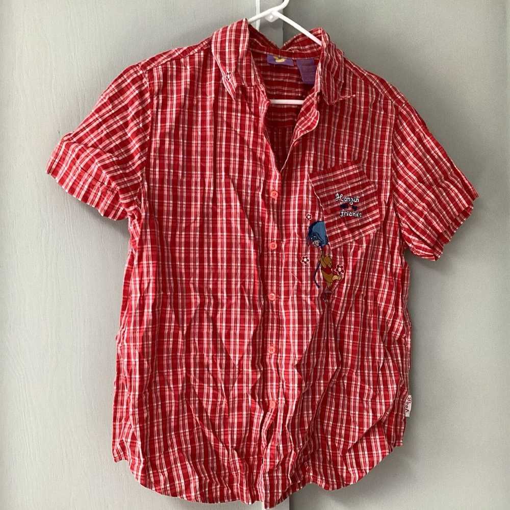 Disney Disney Store Winnie The Pooh Red Plaid Med… - image 6