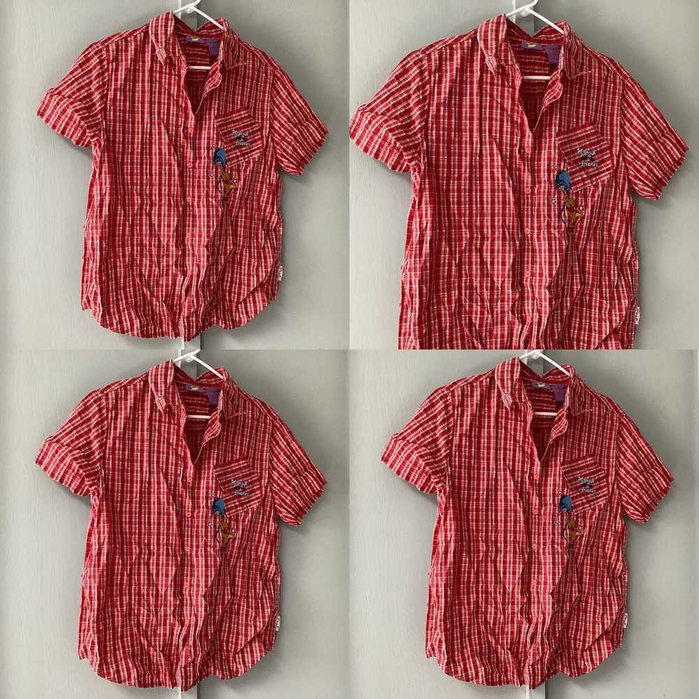 Disney Disney Store Winnie The Pooh Red Plaid Med… - image 8