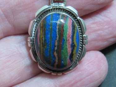 VINTAGE NAVAJO STERLING TE刻印　Ted Etsitty Ted etsitty signed sterling - Gem
