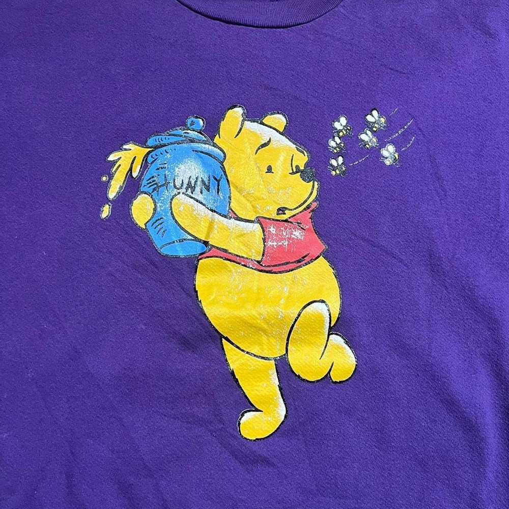 vintage winnie the pooh honey purple disney crewn… - image 2