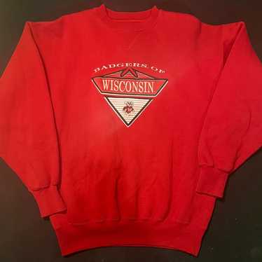 Vintage Wisconsin Badgers Crewneck Large