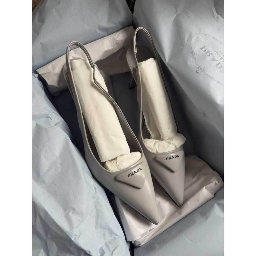 Prada Leather heels - image 2