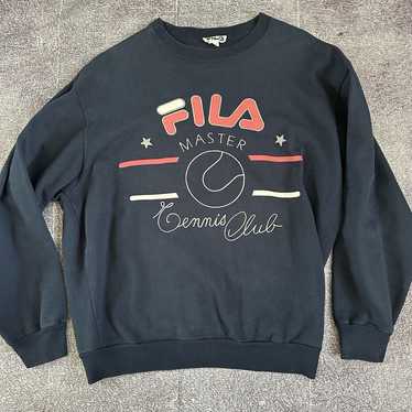 Men's Vintage 80's FILA Master Tennis Club Navy Bl