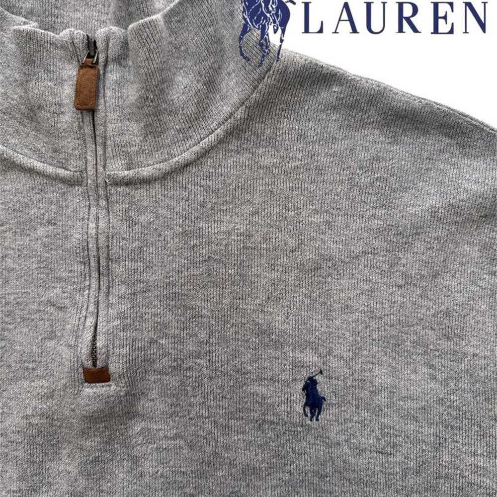 Polo Ralph Lauren Half Zip Sweatshirt with Pony E… - image 1