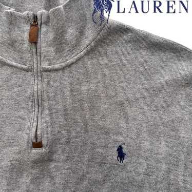 Polo Ralph Lauren Half Zip Sweatshirt with Pony E… - image 1