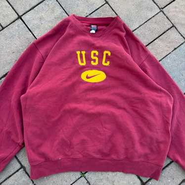 Vintage Nike USC Trojans Center Swoosh Crewneck Sw