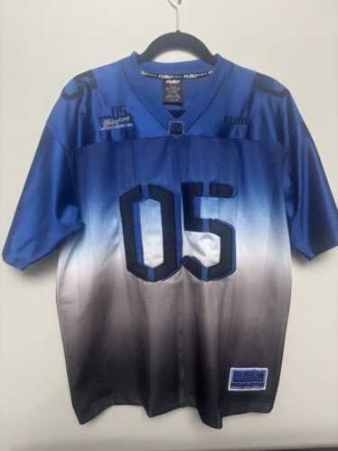Vintage 90's Fubu #05 XL Jersey Blue White And Yellow HTF | eBay