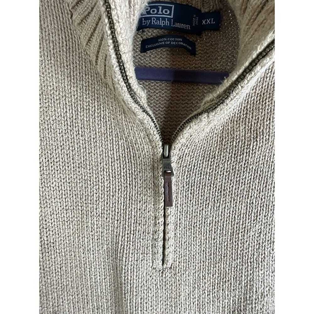 Vintage 90s Polo Ralph Lauren Mens 2XL Cotton Kni… - image 4