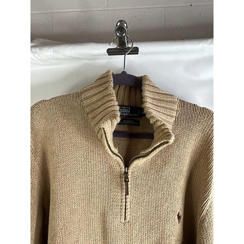 Vintage 90s Polo Ralph Lauren Mens 2XL Cotton Kni… - image 6