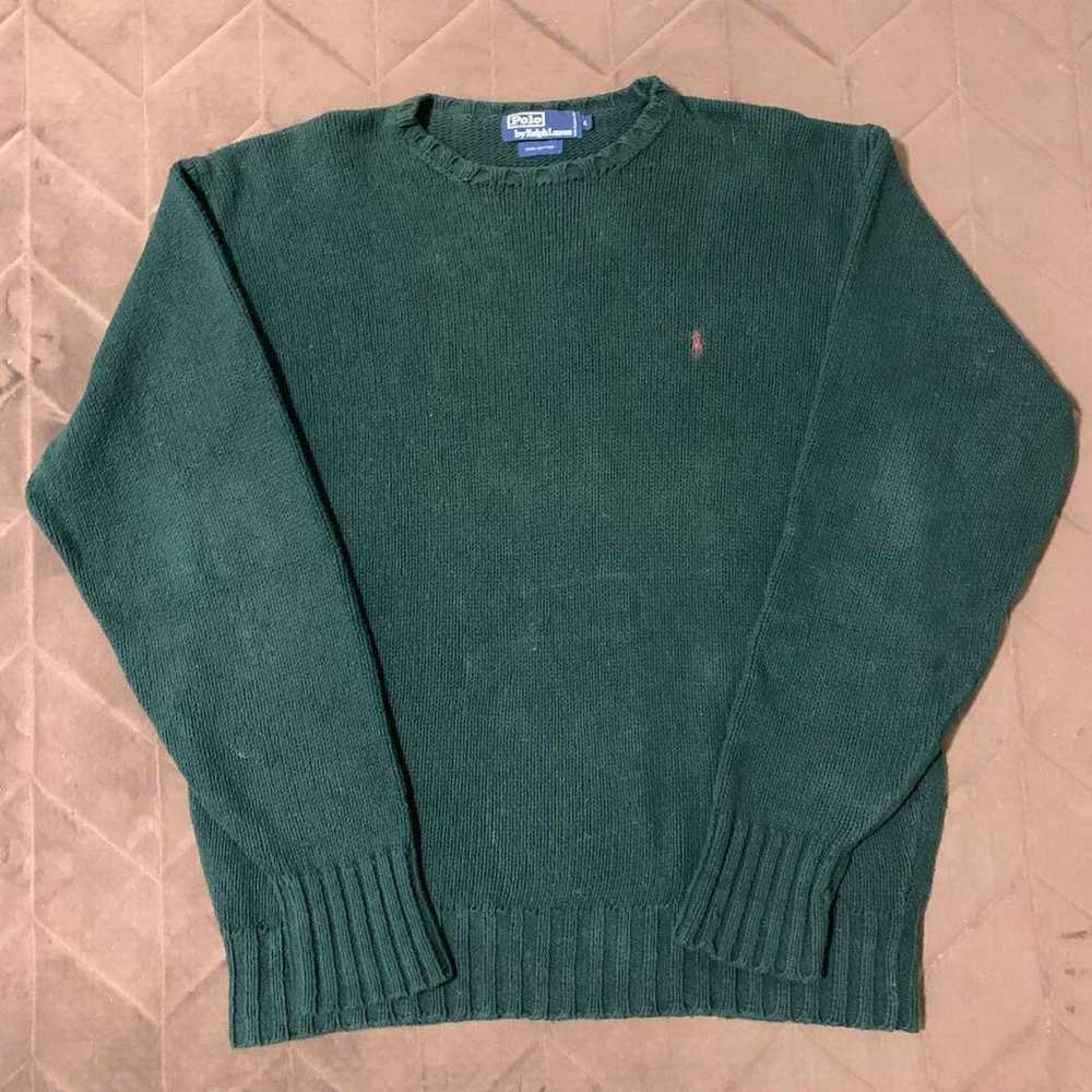 90s Polo by Ralph Lauren Cotton Knit Vintage - image 1