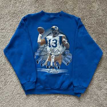 Vintage 1999 St. Louis Rams Kurt Warner crewneck s