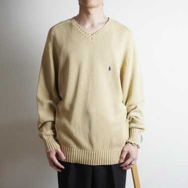 POLO by Ralph Lauren V-neck Knit Beige/TW4 - image 1